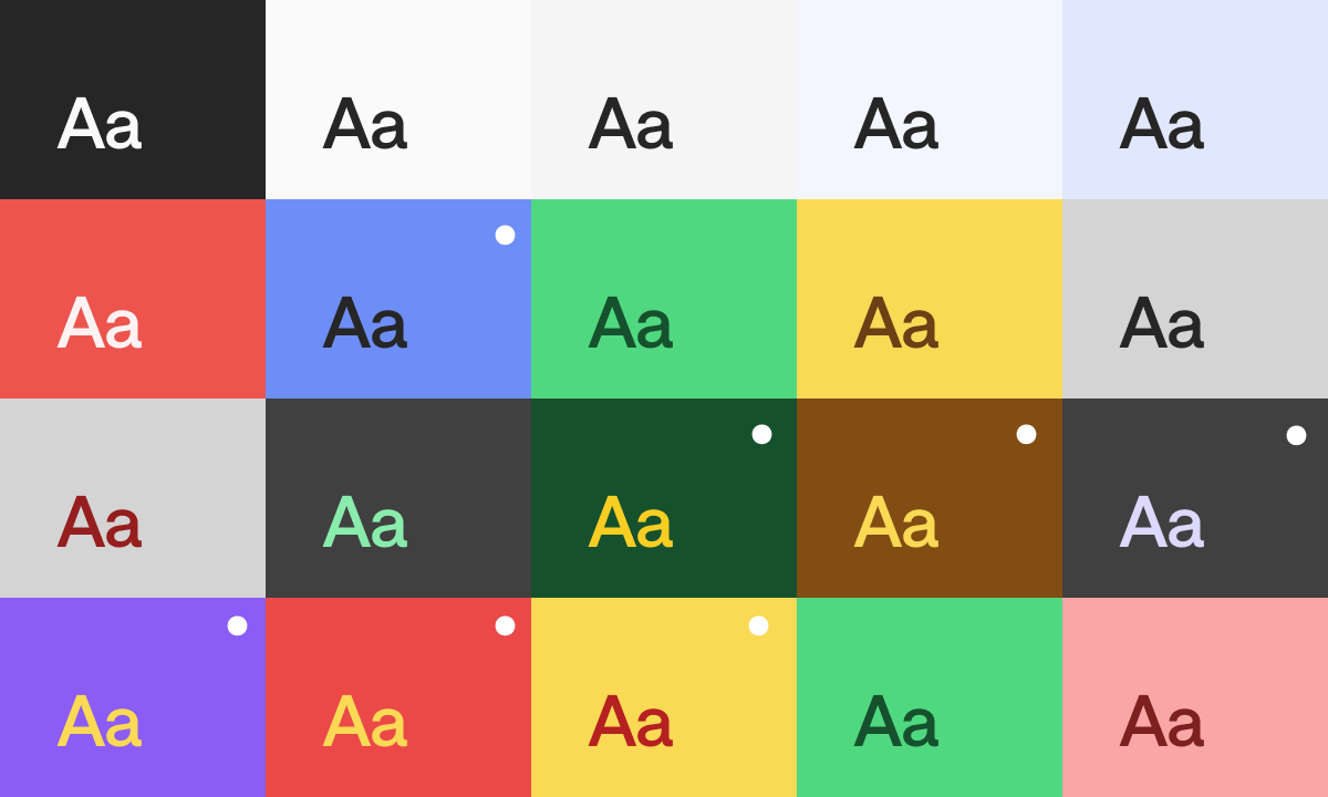 Accessibility & Contrast Examples