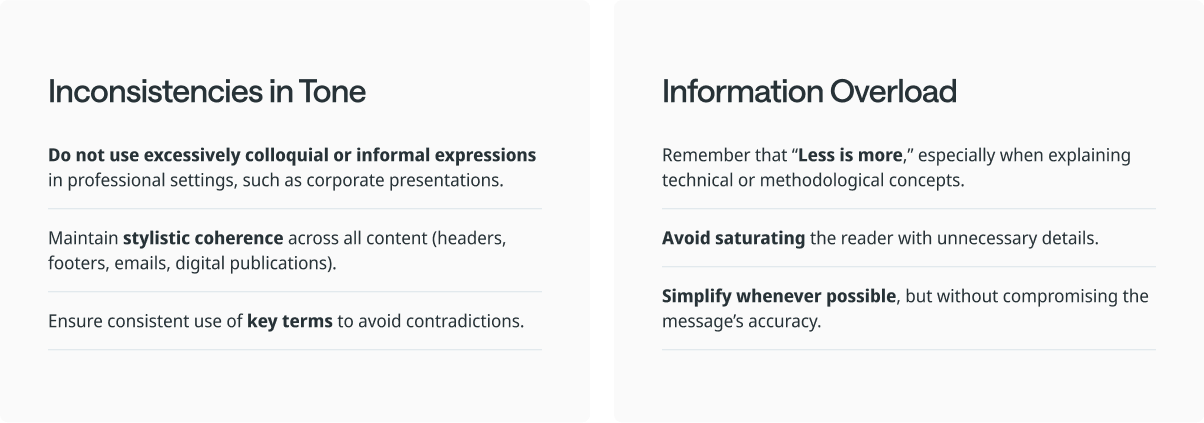 Common Errors to Avoid